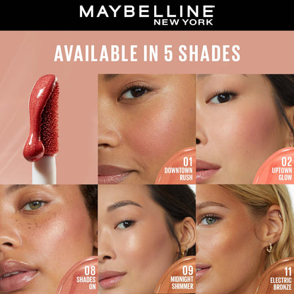 Maybelline New York Sunkisser Highlighter + Blush, Midnight Shimmer, 4.7 g