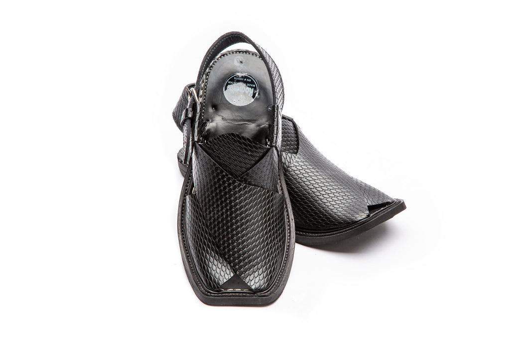 Komal's Patterned Peshawari Chappal