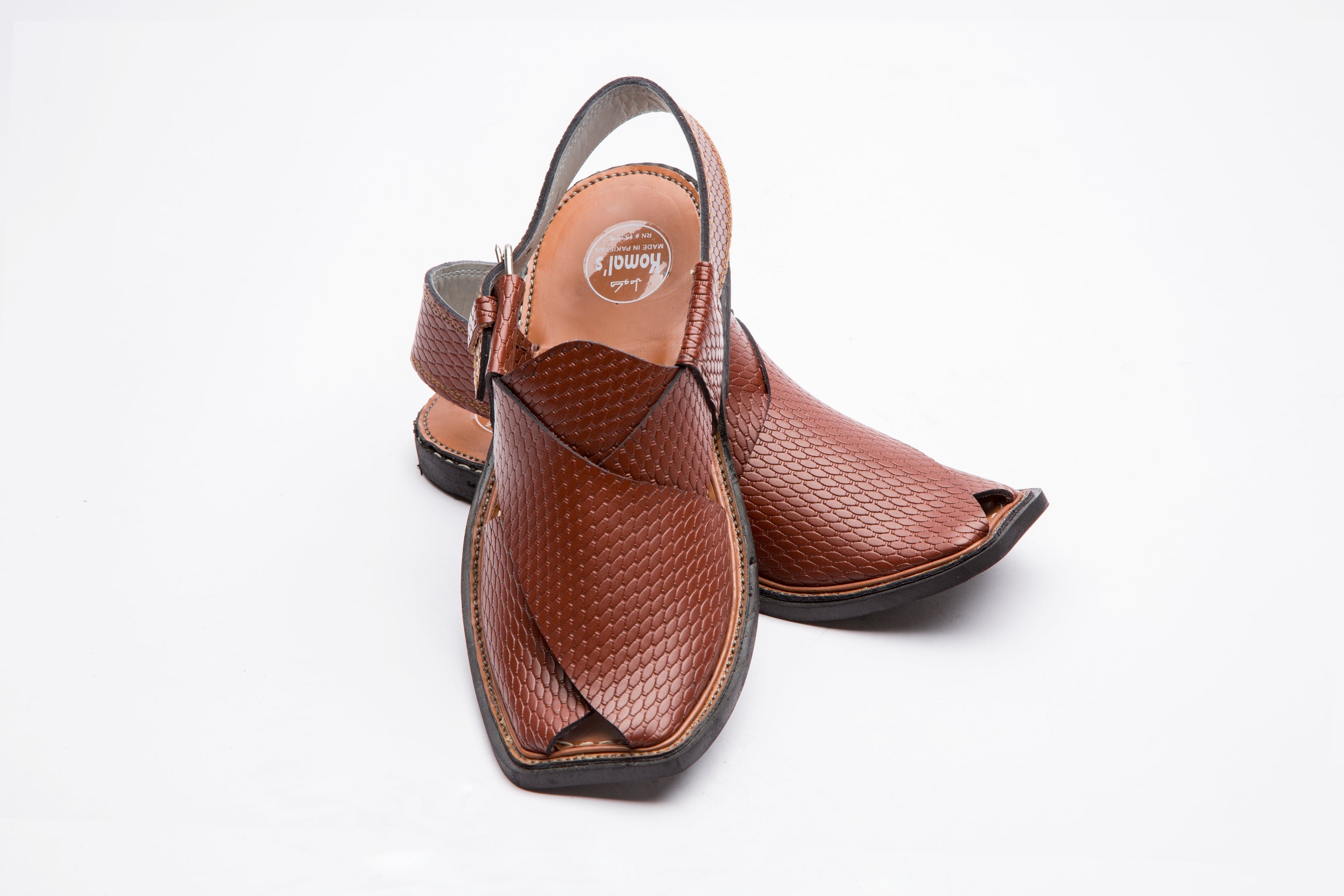 Komal's Patterned Peshawari Chappal