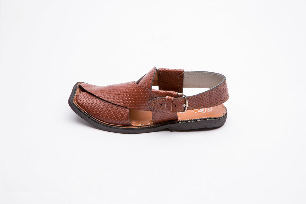 Komal's Patterned Peshawari Chappal