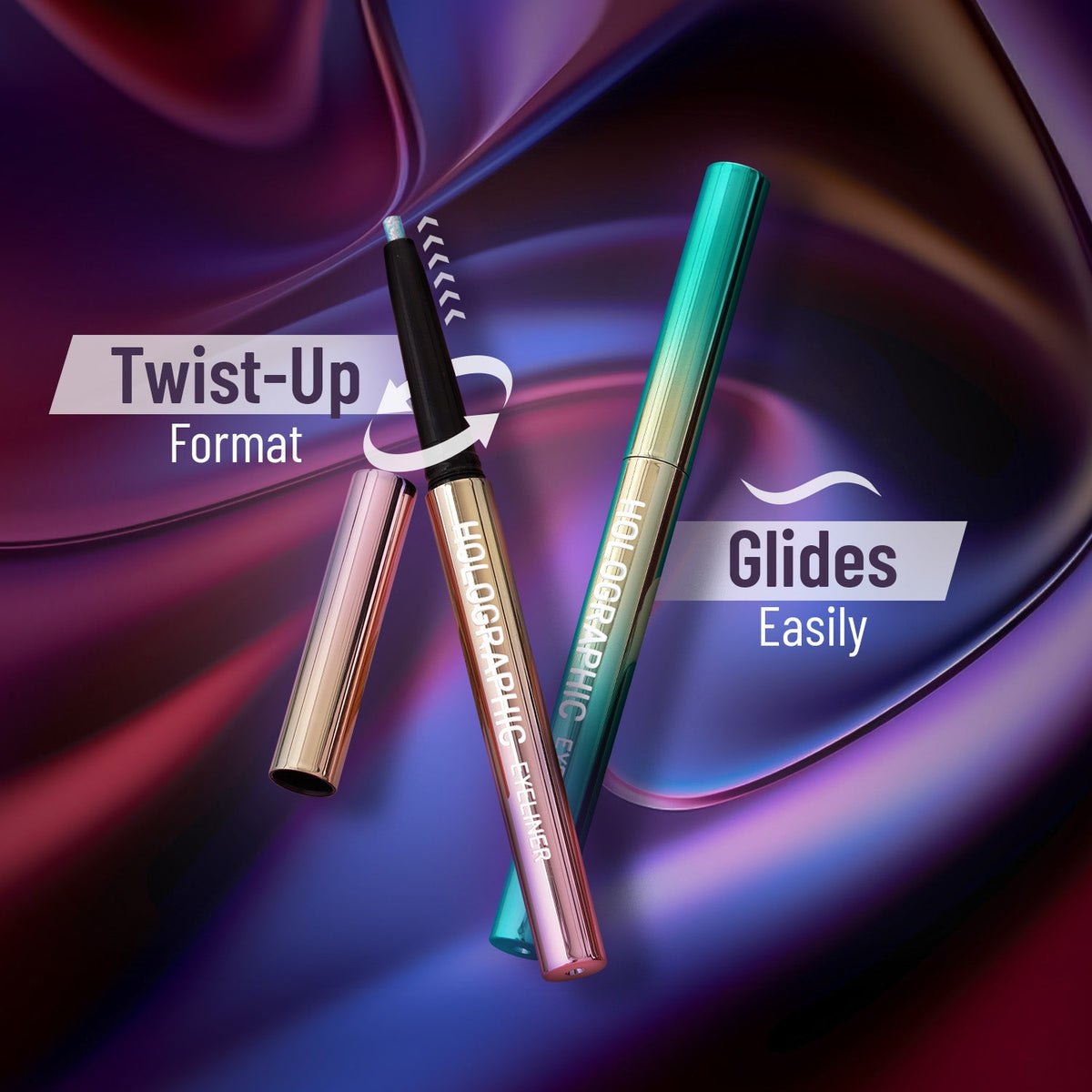 Holographic Eyeliner Pack Of 4