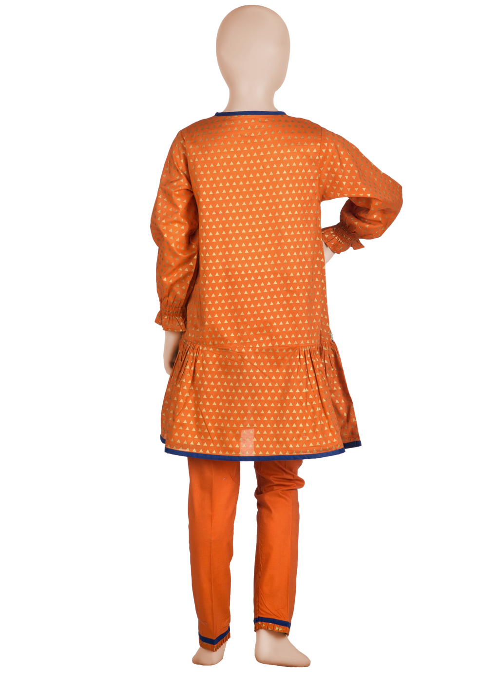Komal's KAD-00859 Block Printed Girl's 3PC