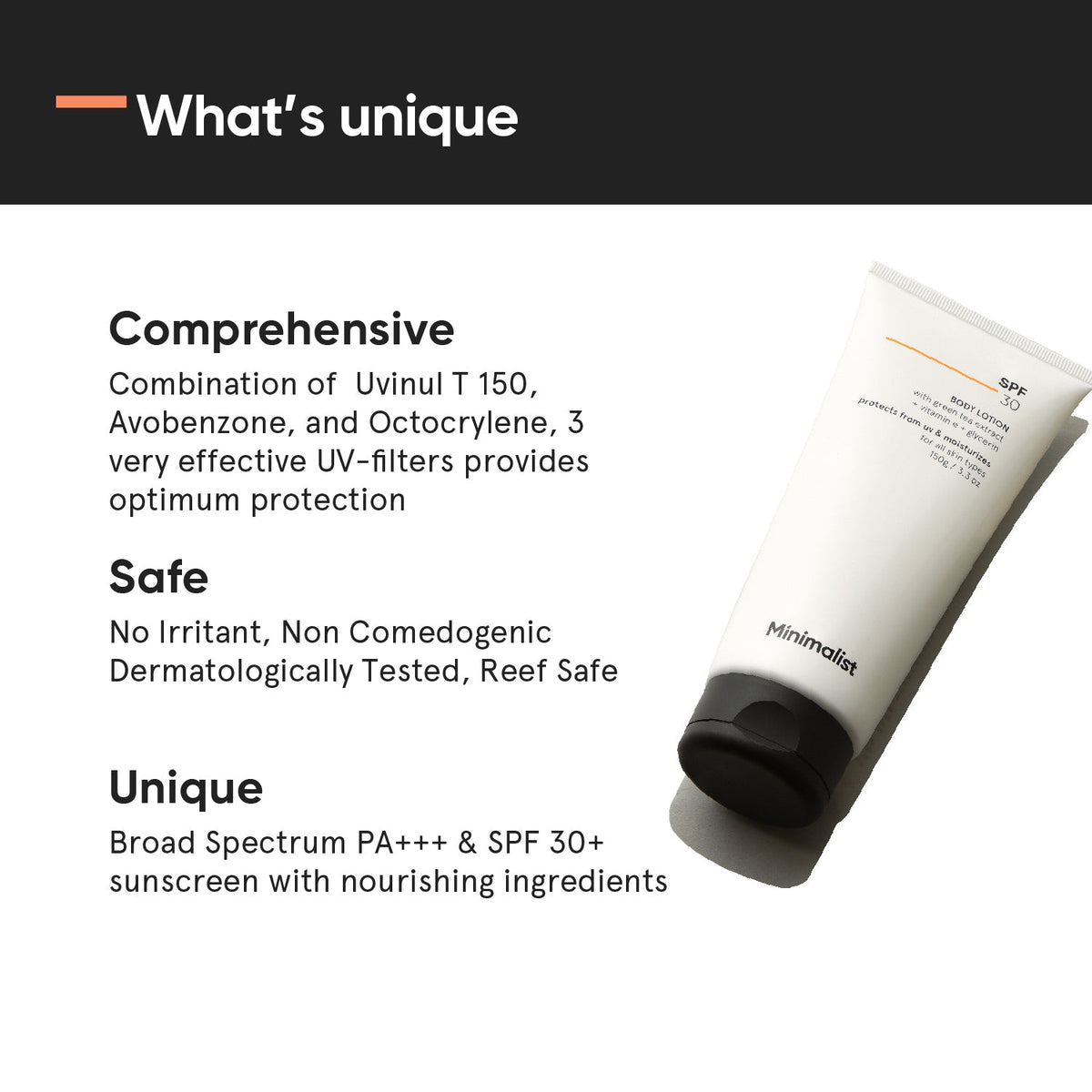 Minimalist SPF 30 Body Lotion