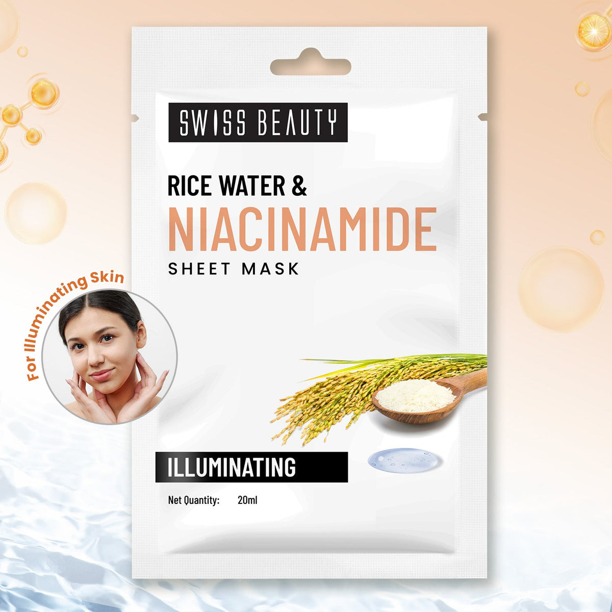Rice Water & Niacinamide Sheet Mask
