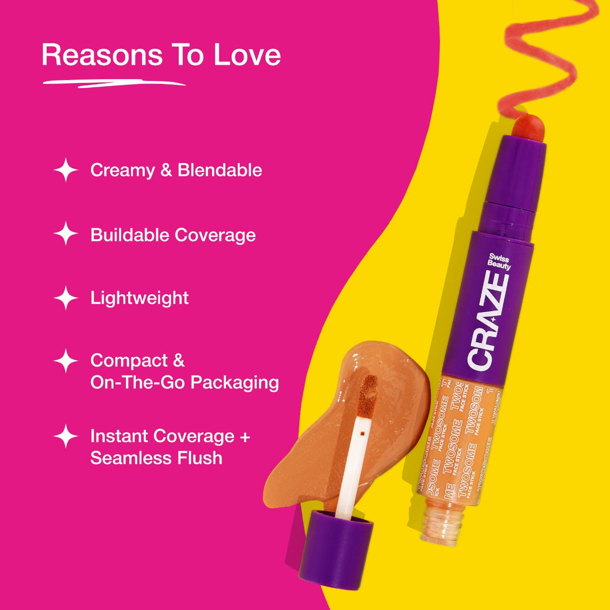 CRAZE Twosome Face Stick