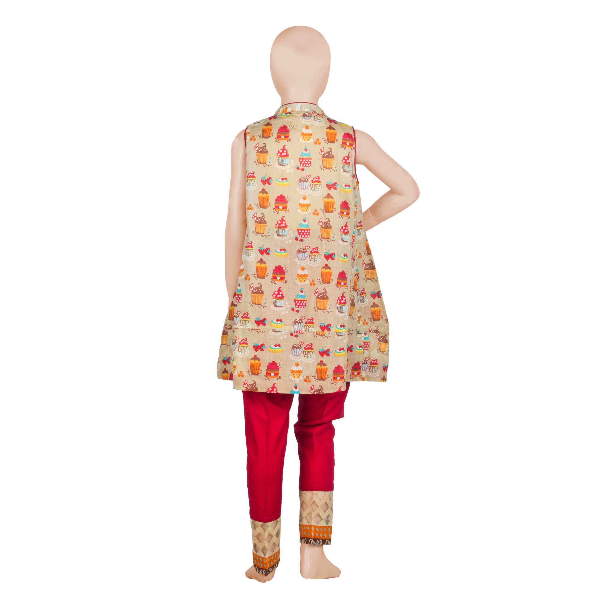 Komal's KAD-00934 Girl's Embroidered 3PC Suit