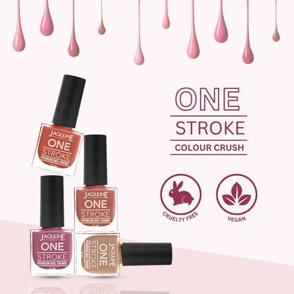 Jaquline USA Color Crush Matte Finish Nail Paint Set Of 4, Long Lasting, Chip Resistant, Highly Pigmented, Quick Dry & Cruelt