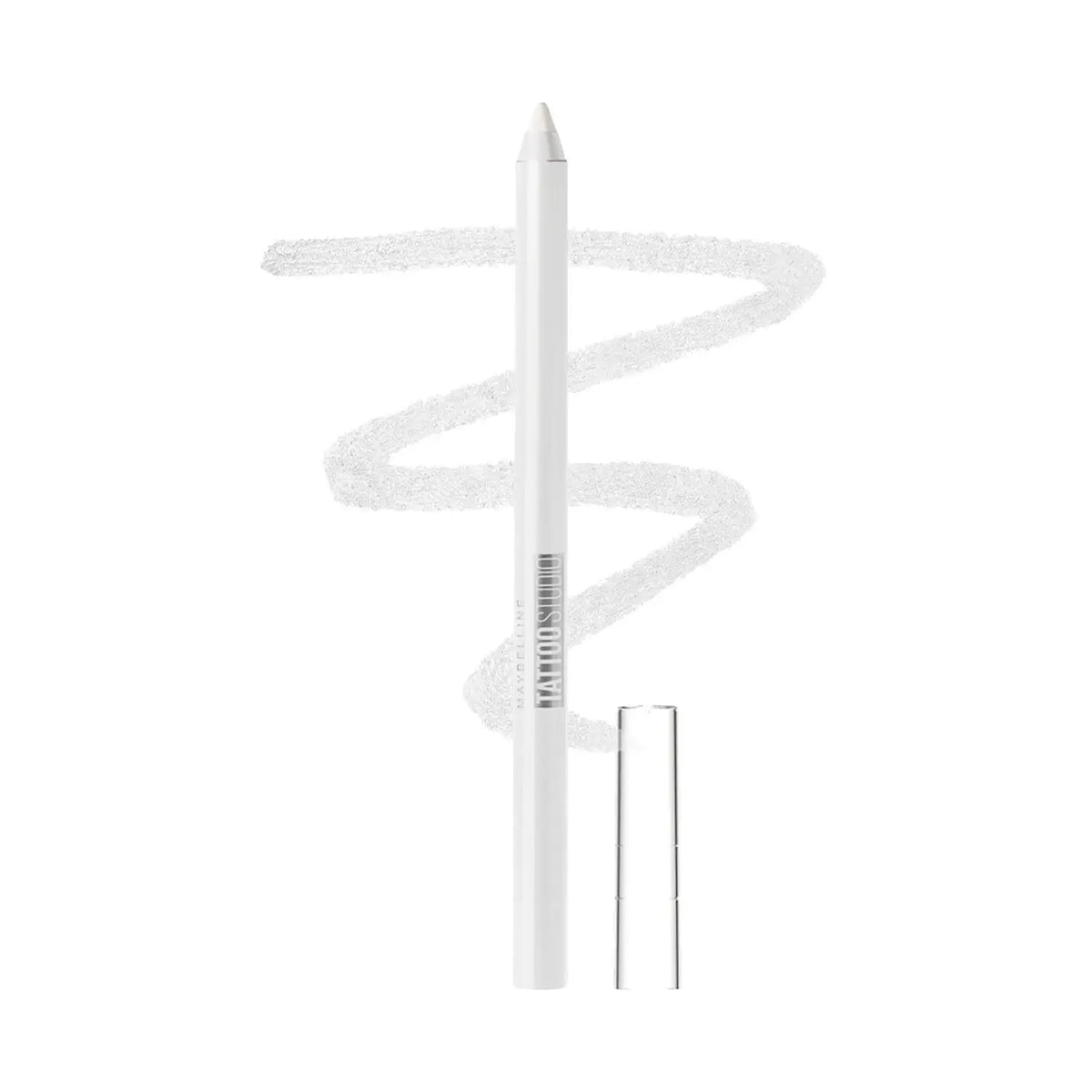 Maybelline New York Tattoo Eye Liner Gel Color Pencil, Matte Finish, Polished White, 1.2g