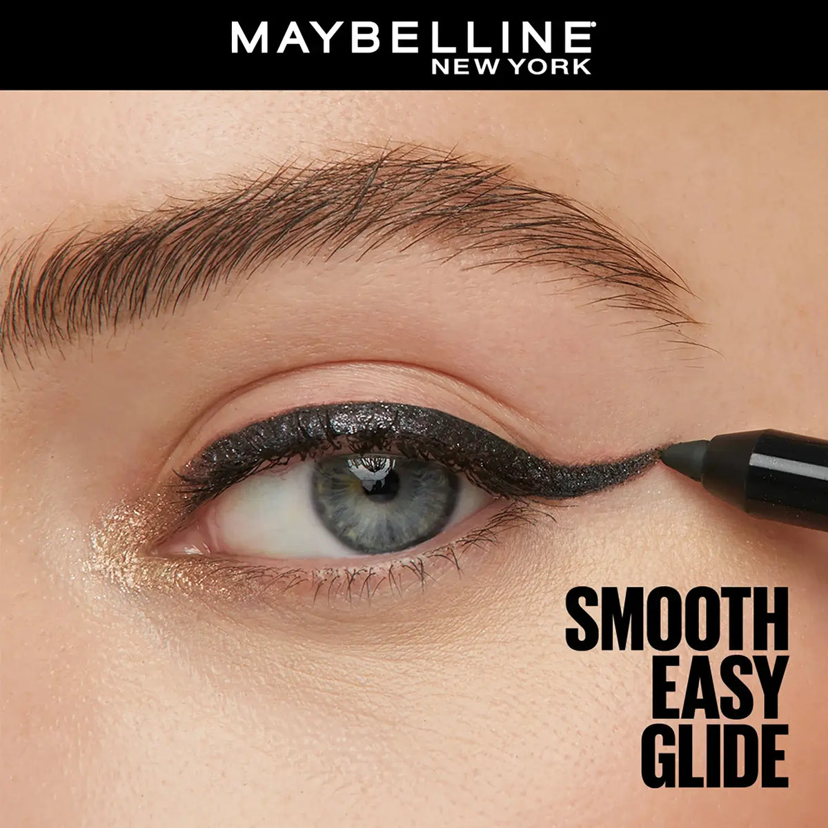 Maybelline New York Tattoo Eye Liner Gel Color Pencil, Matte Finish, Polished White, 1.2g