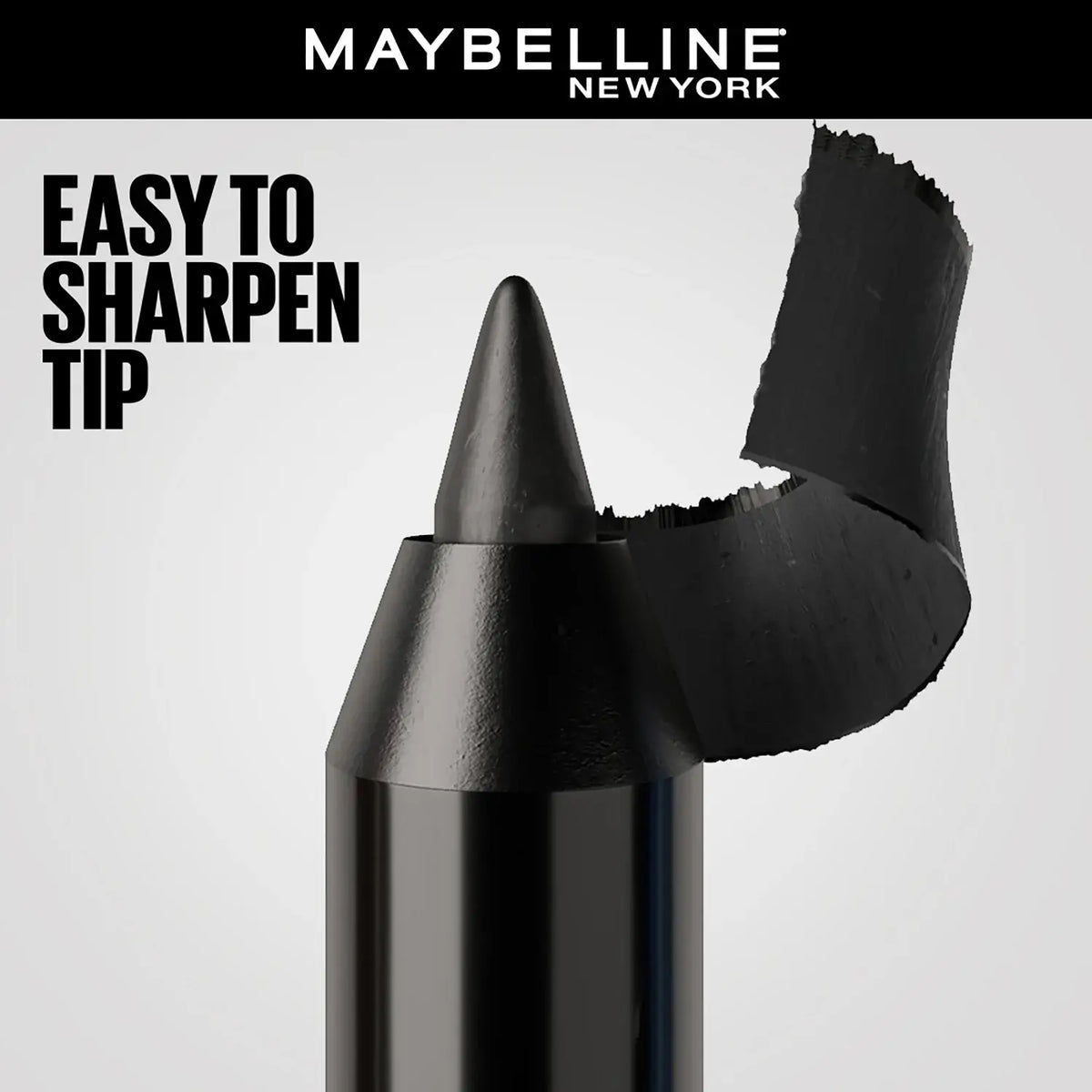 Maybelline New York Tattoo Eye Liner Gel Color Pencil, Matte Finish, Polished White, 1.2g