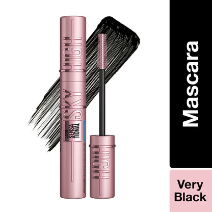 Maybelline New York Lash Sensational Sky High Waterproof Mascara, Lengthening & Volumizing Mascara With Bamboo Extract & Fibr