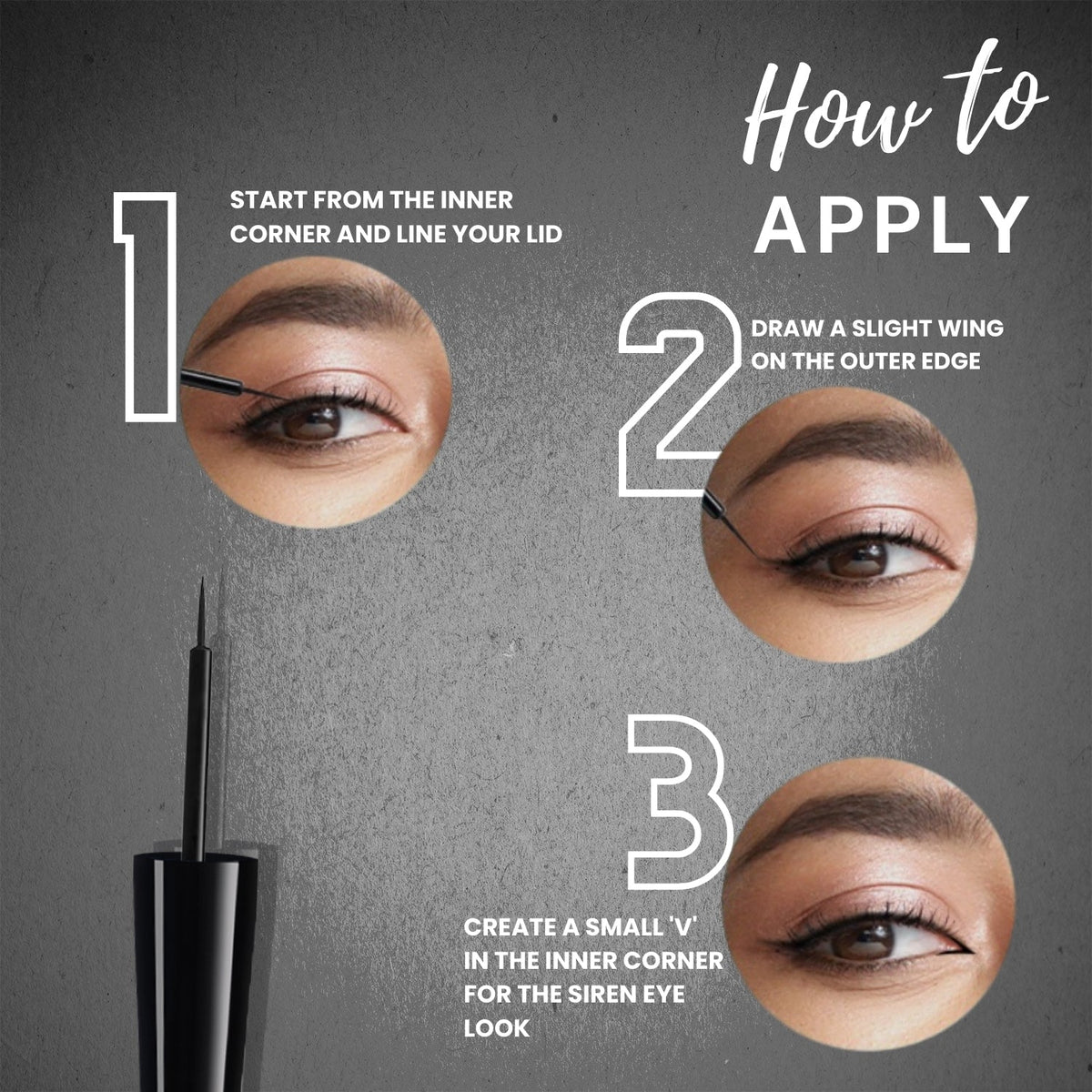 Jaquline USA Pro Stroke Liquid Eyeliner Matte Black 4ml, Enriched with Almond Extract, long lasting, Smudge proof