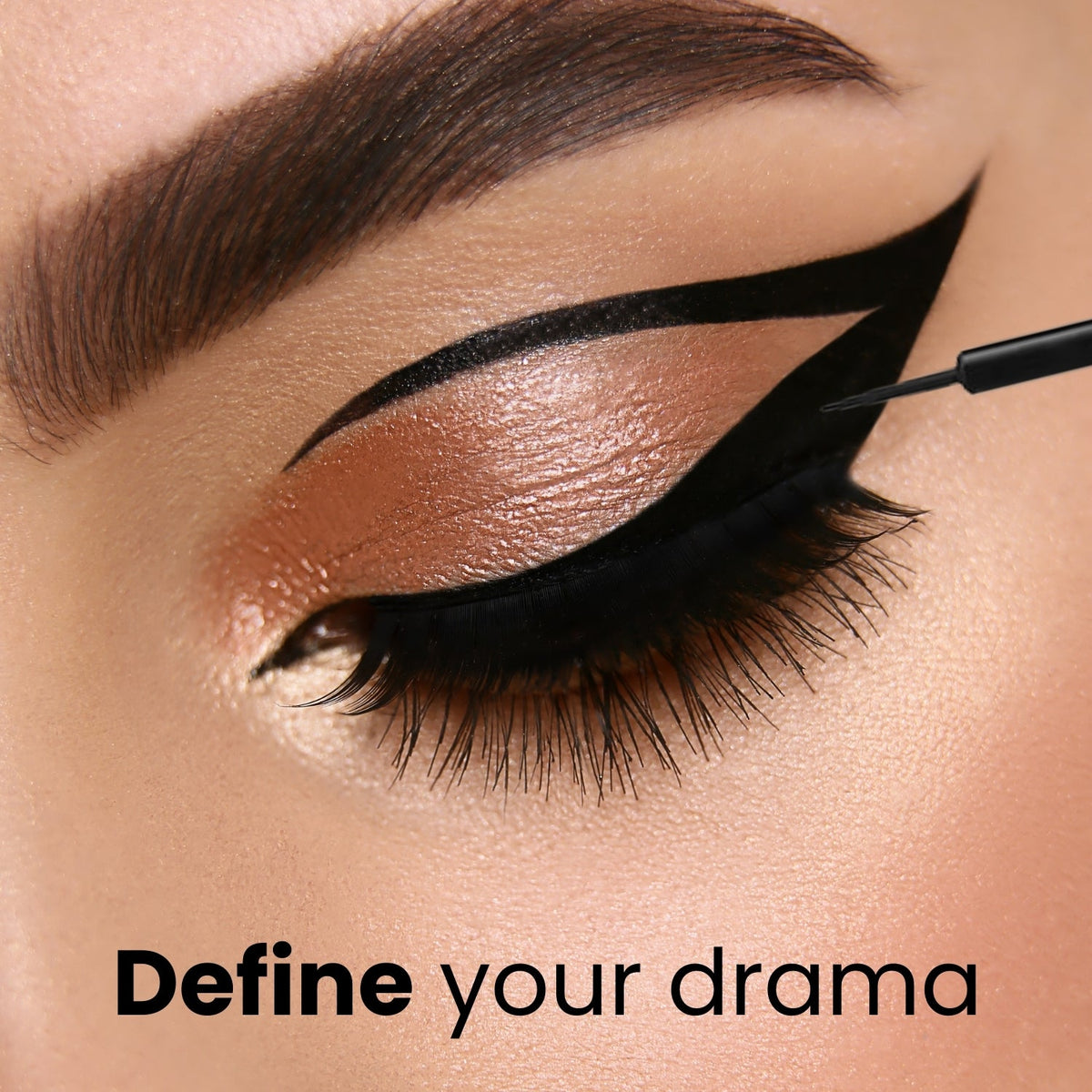 Jaquline USA Pro Stroke Liquid Eyeliner Matte Black 4ml, Enriched with Almond Extract, long lasting, Smudge proof