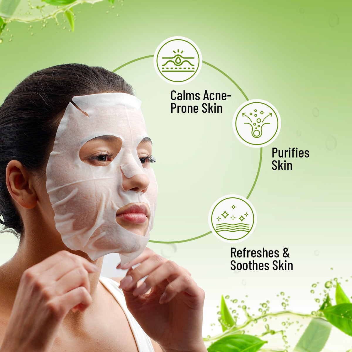Tea tree & Salicylic Acid Sheet Mask