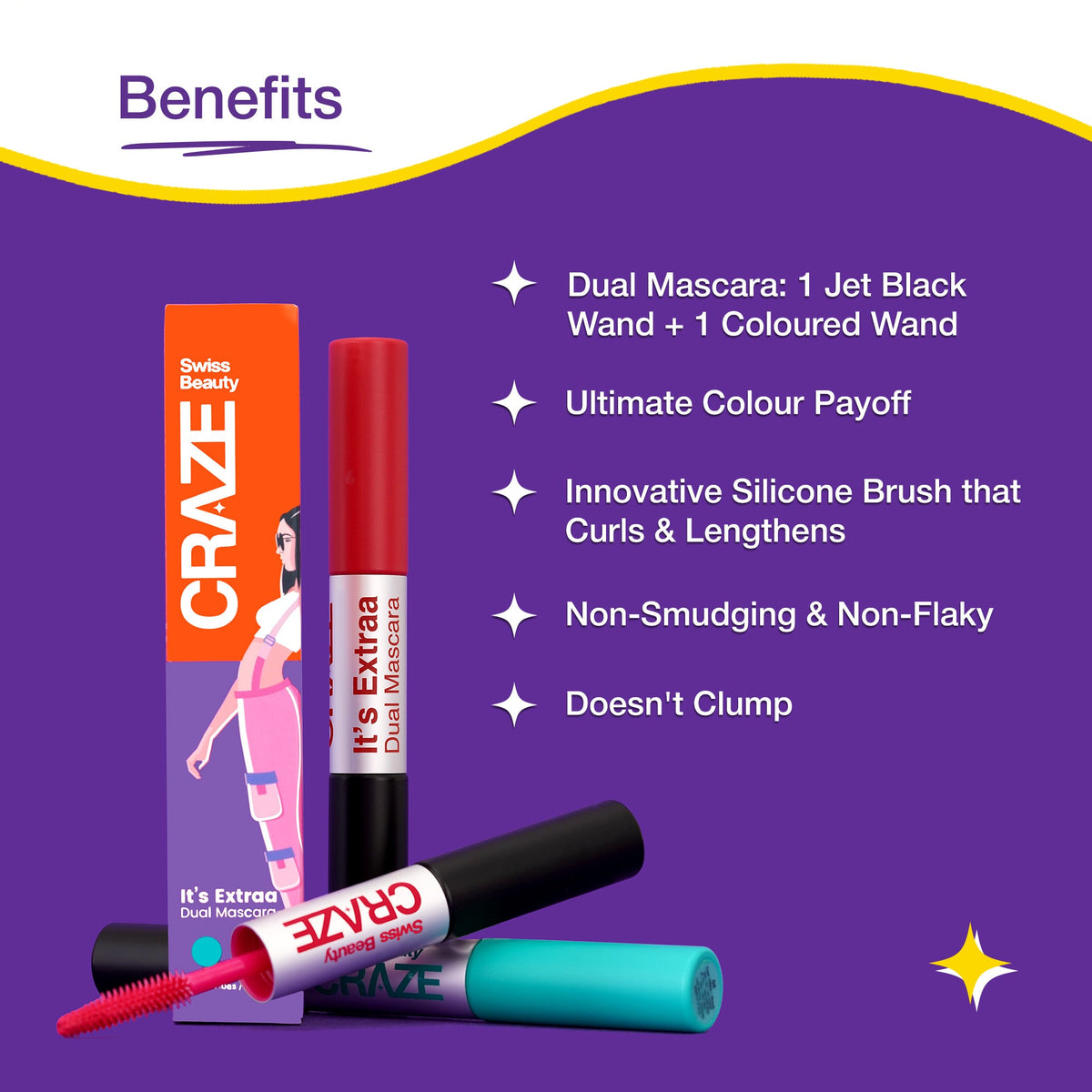 Craze It's Extraa Dual Mascara