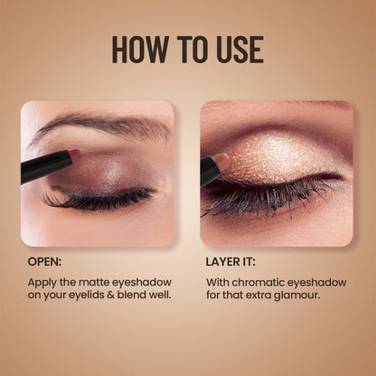 Chrome & Matte Twin Eyeshadow