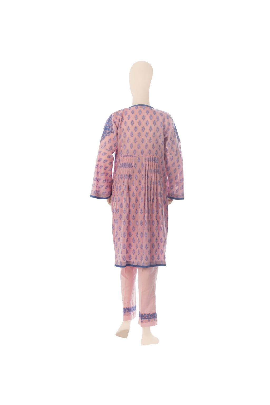 Komal's GBD-00518 Girl's Embroidered 3PC Suit