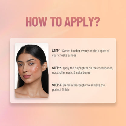 2-in 1- Baked Blusher & Highlighter