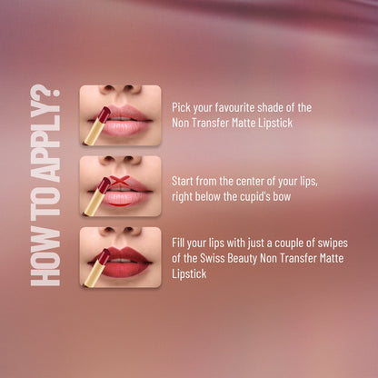 Non-transfer Matte Lipstick