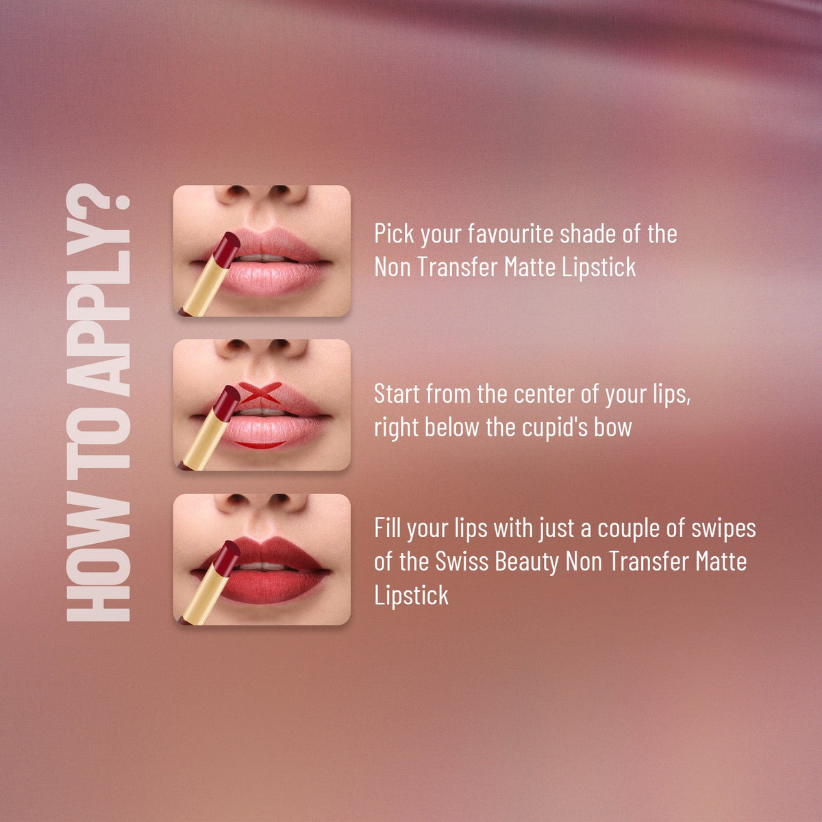 Non-transfer Matte Lipstick