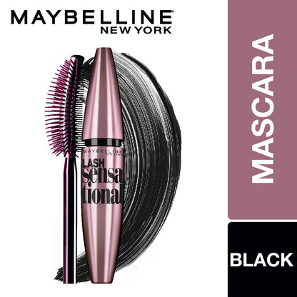 Maybelline New York Lash Sensational Waterproof Mascara, Black, 10g