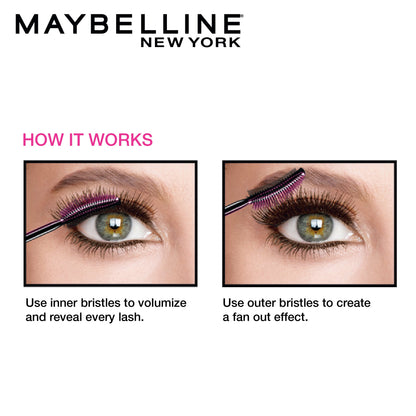 Maybelline New York Lash Sensational Waterproof Mascara, Black, 10g
