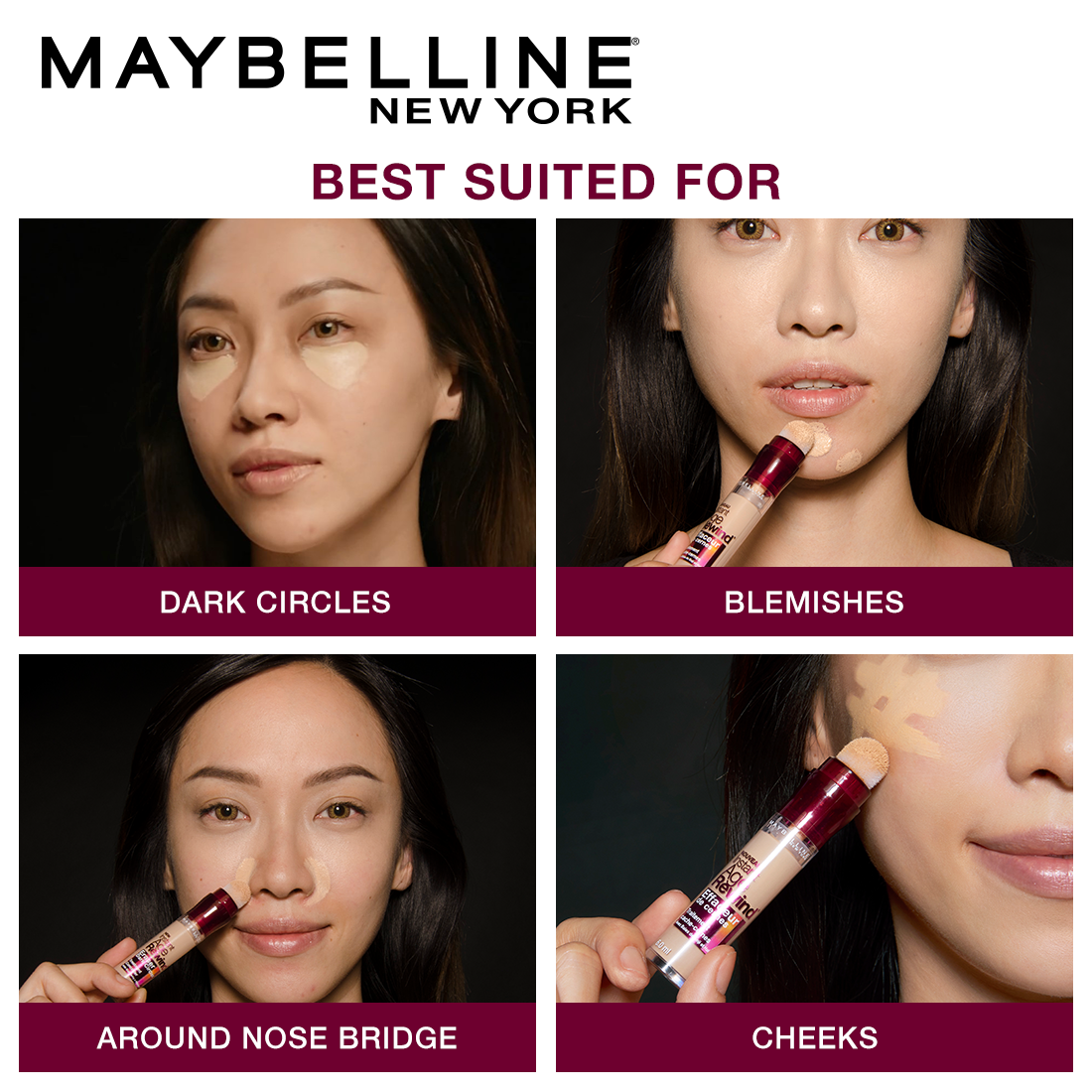 Maybelline New York Instant Age Rewind Concealer, Medium, 6g