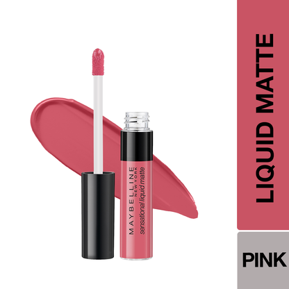 Maybelline New York Sensational Liquid Matte Lipstick 04, Easy Berry, 7G.