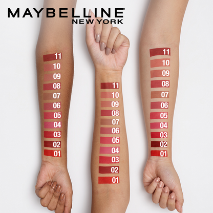 Maybelline New York Sensational Liquid Matte Lipstick 04, Easy Berry, 7G.