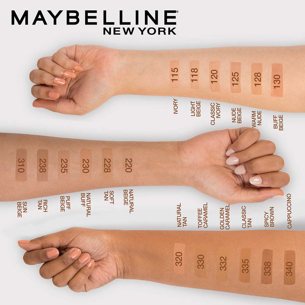 Maybelline New York Fit Me Matte + Poreless Liquid Foundation, 228 Soft Tan | Matte Foundation | Oil Control Foundation | Fou
