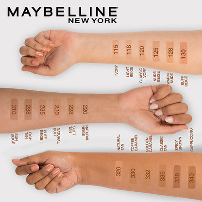 Maybelline New York Fit Me Matte + Poreless Liquid Foundation, 228 Soft Tan | Matte Foundation | Oil Control Foundation | Fou