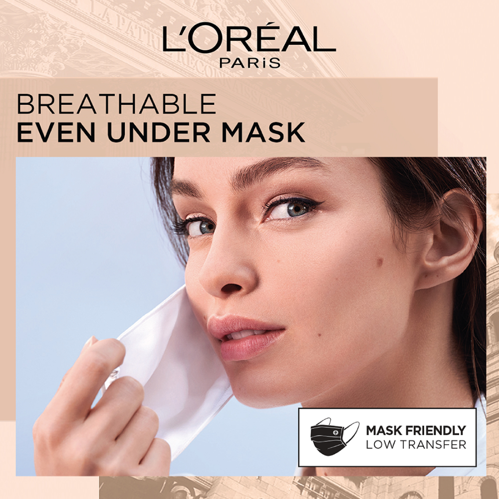 L'Oreal Paris Infallible 24H Matte Cover Liquid Foundation, 110 Rose Vanilla, 35 ml