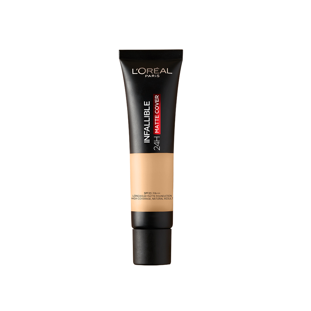L'Oreal Paris Infallible 24H Matte Cover Liquid Foundation, 110 Rose Vanilla, 35 ml