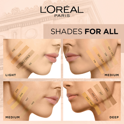 L'Oreal Paris Infallible 24H Matte Cover Liquid Foundation, 240 Natural Honey, 35 ml