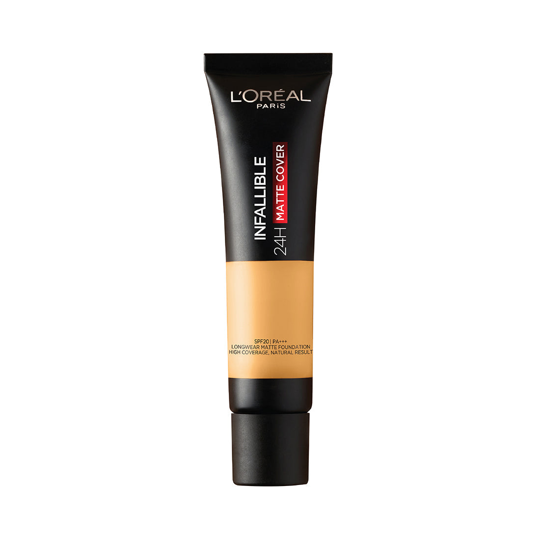 L'Oreal Paris Infallible 24H Matte Cover Liquid Foundation, 253 Caramel Sand, 35 ml