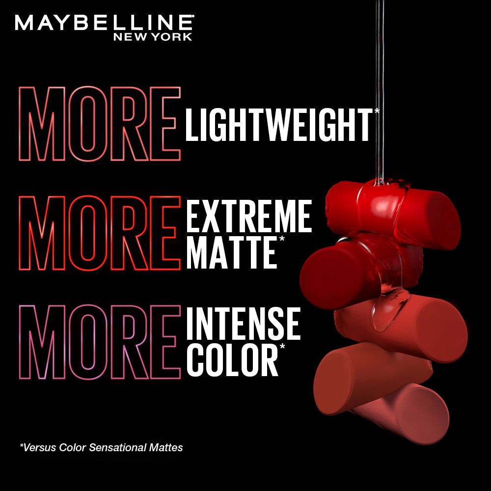 Maybelline New York Color Sensational Ultimattes Lipstick, 399 More Magenta, 1.7 g