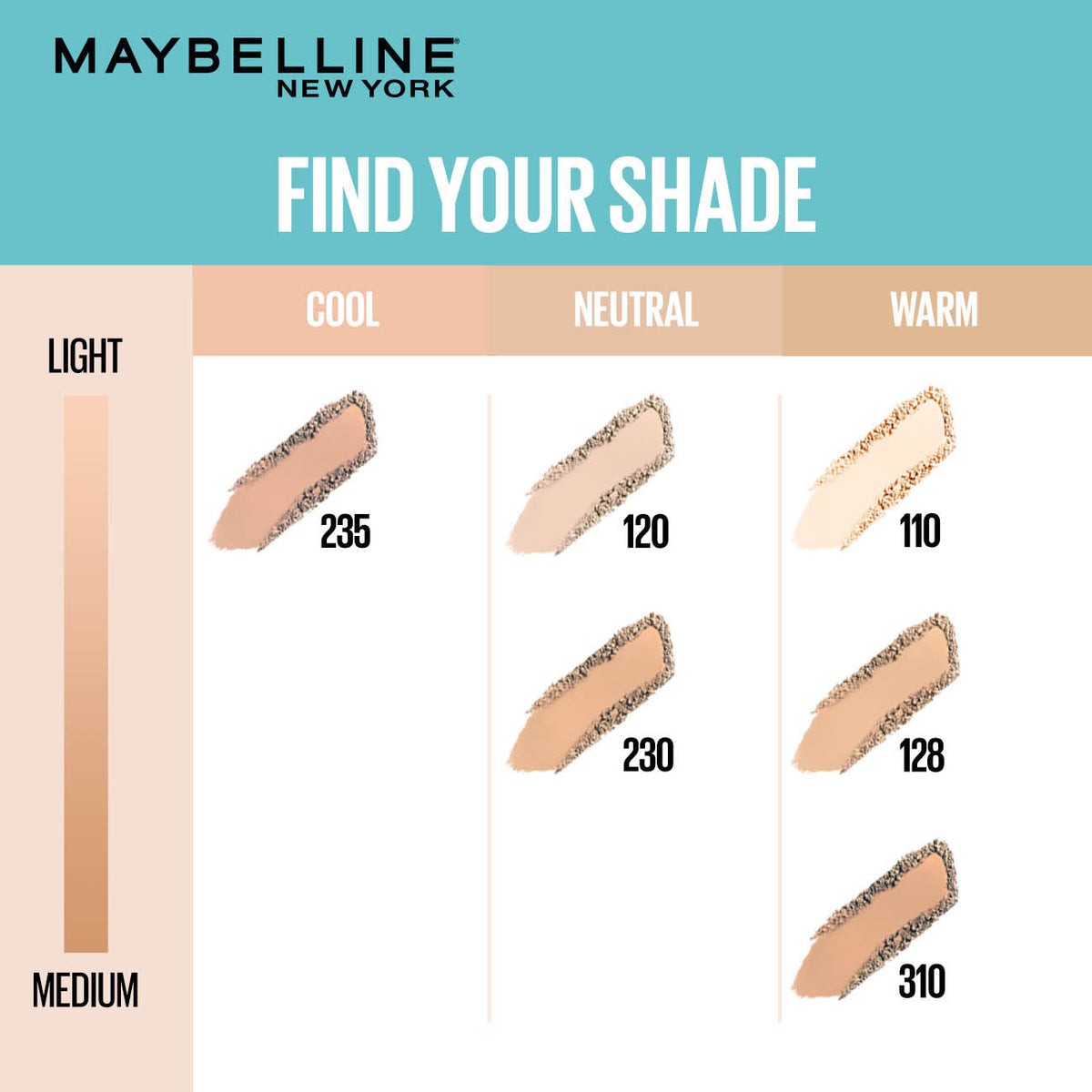Maybelline New York Fit Me Ultimate Powder Foundation, Shade 120
