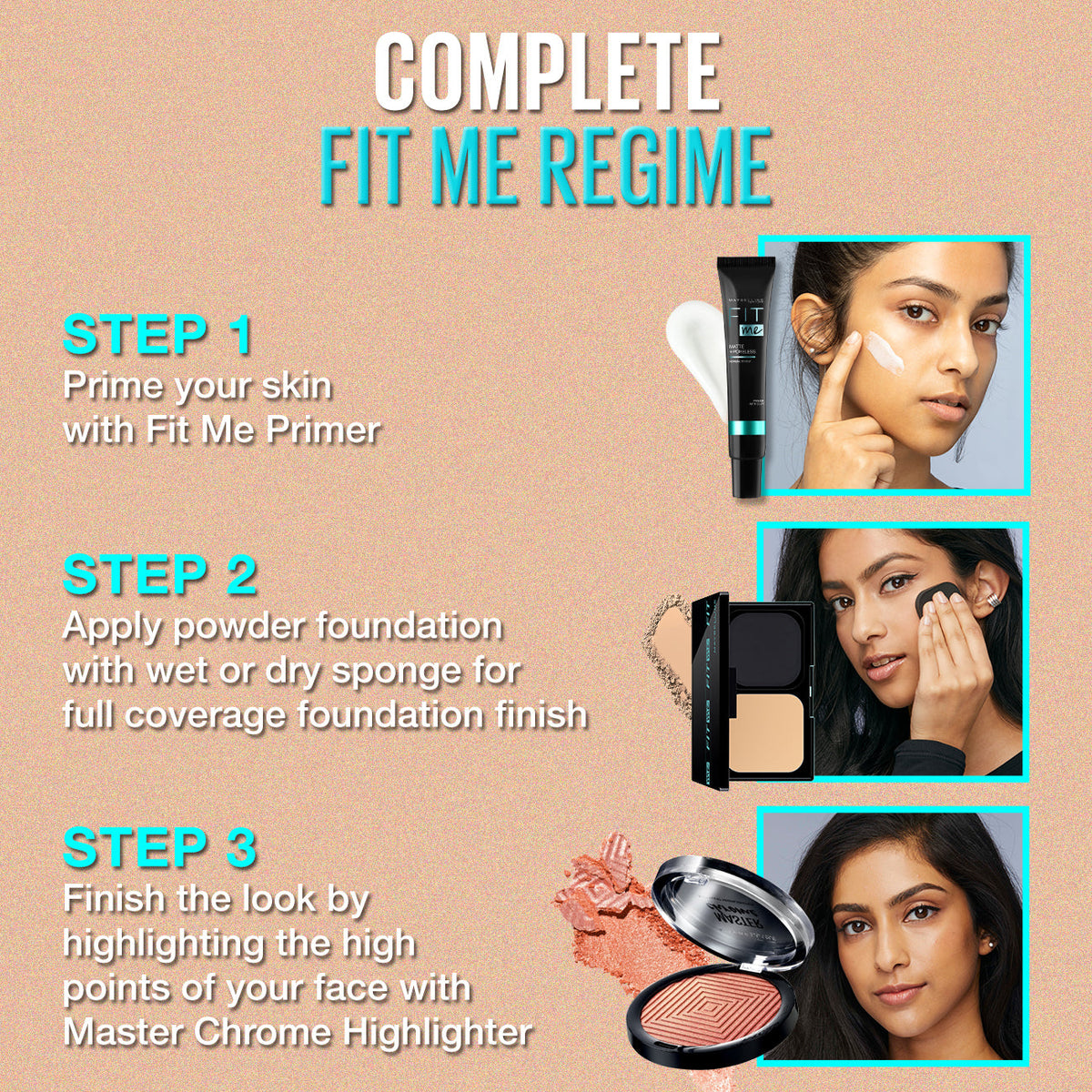 Maybelline New York Fit Me Ultimate Powder Foundation, Shade 230