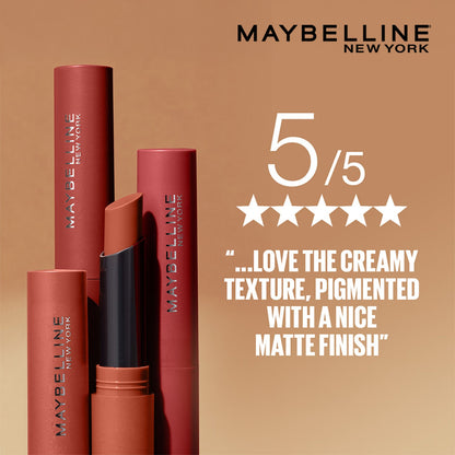 Maybelline New York Color Sensational Ultimatte Lipstick, More Caramel, 1.7g