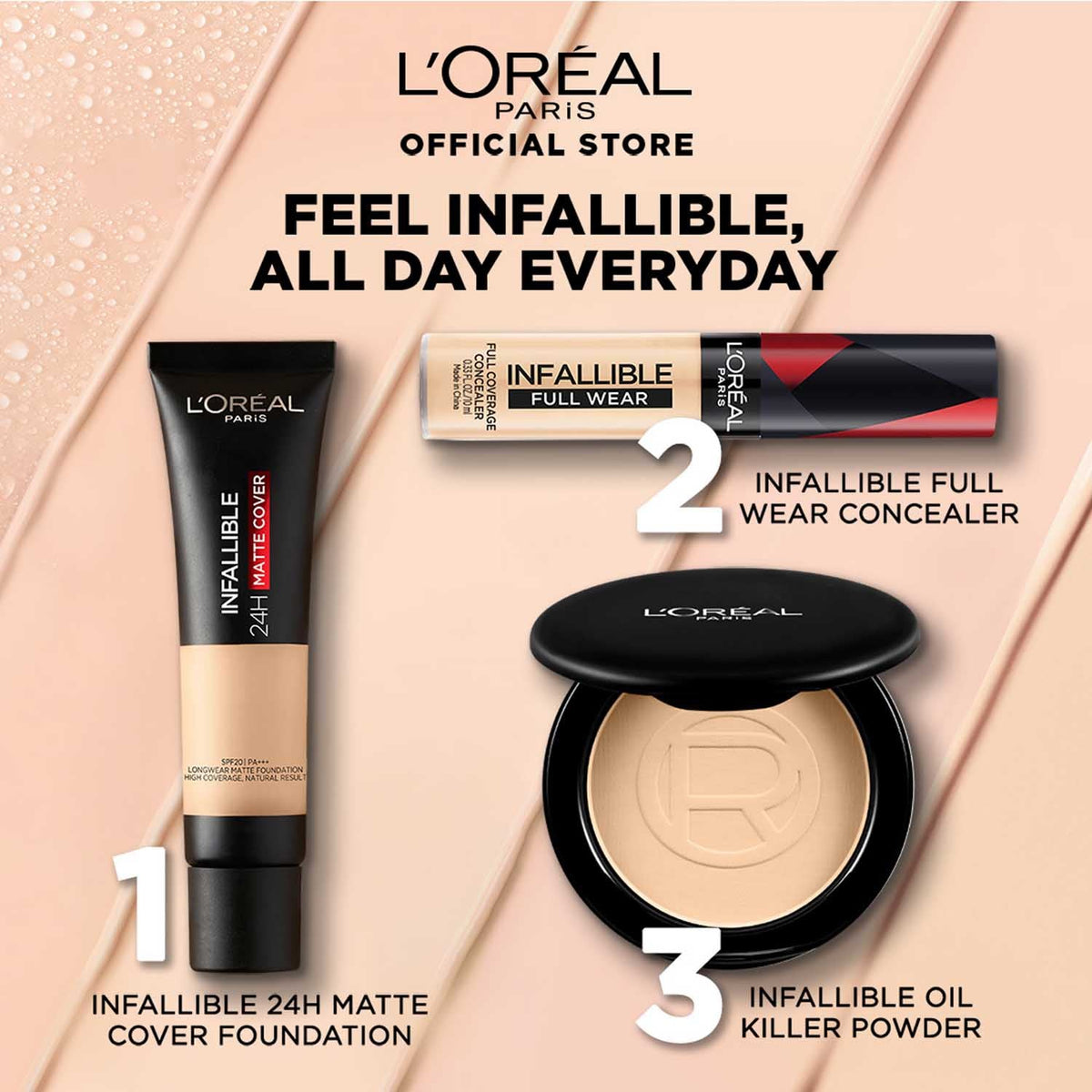 L'Oreal Paris Infallible Full Wear More Than Concealer - 308, 10ml
