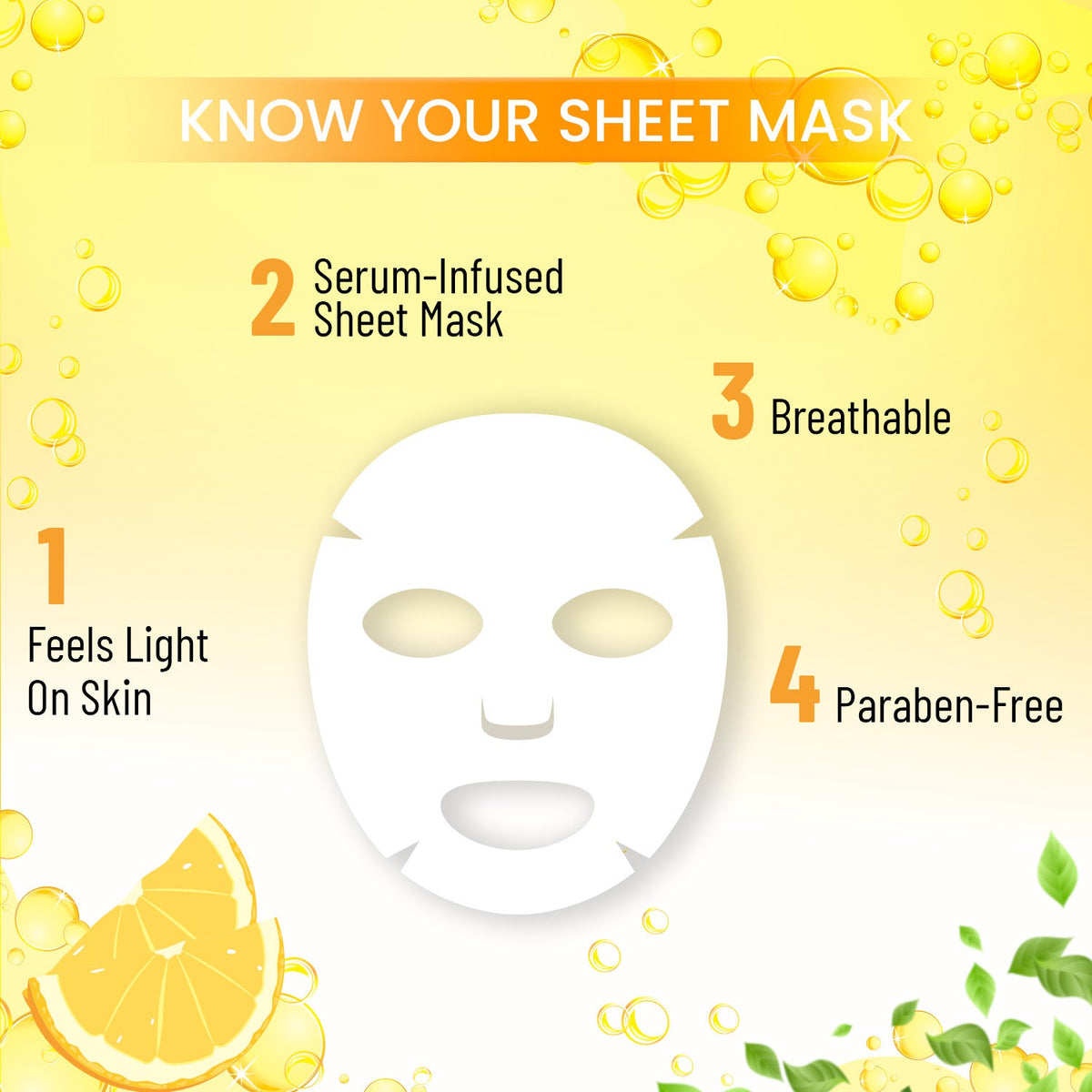 Lemon & Vitamin C Sheet Mask