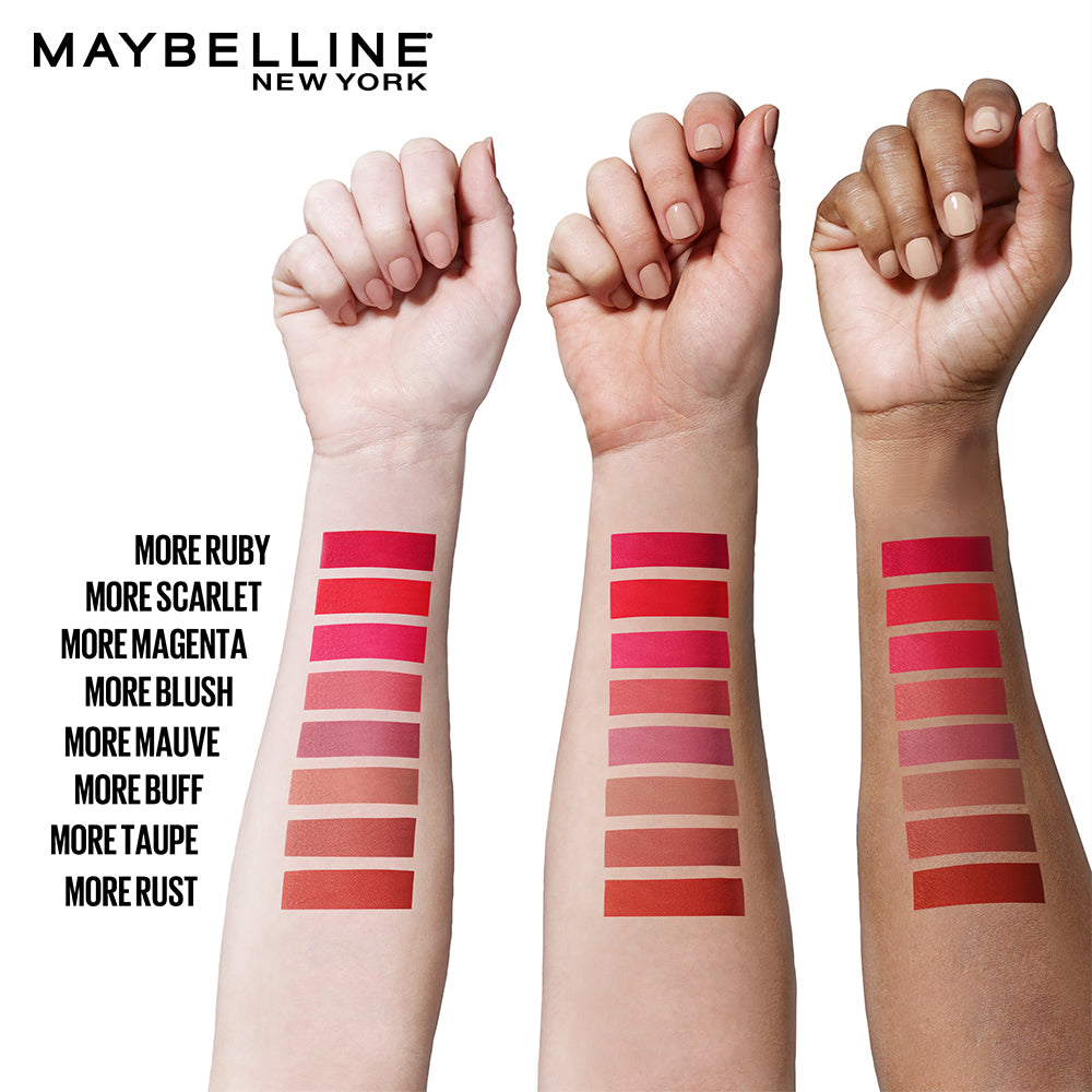 Maybelline New York Color Sensational Ultimattes Lipstick, 899 More Rust, 1.7 g
