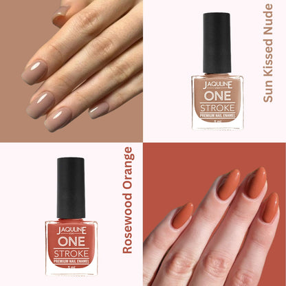 Jaquline USA Color Crush Matte Finish Nail Paint Set Of 4, Long Lasting, Chip Resistant, Highly Pigmented, Quick Dry & Cruelt