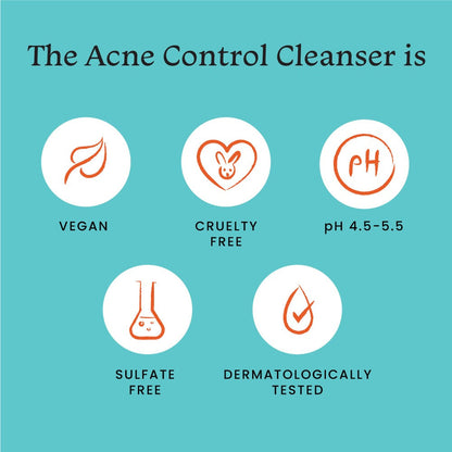 Foxtale AcneControlCleanserUnisex-100ML