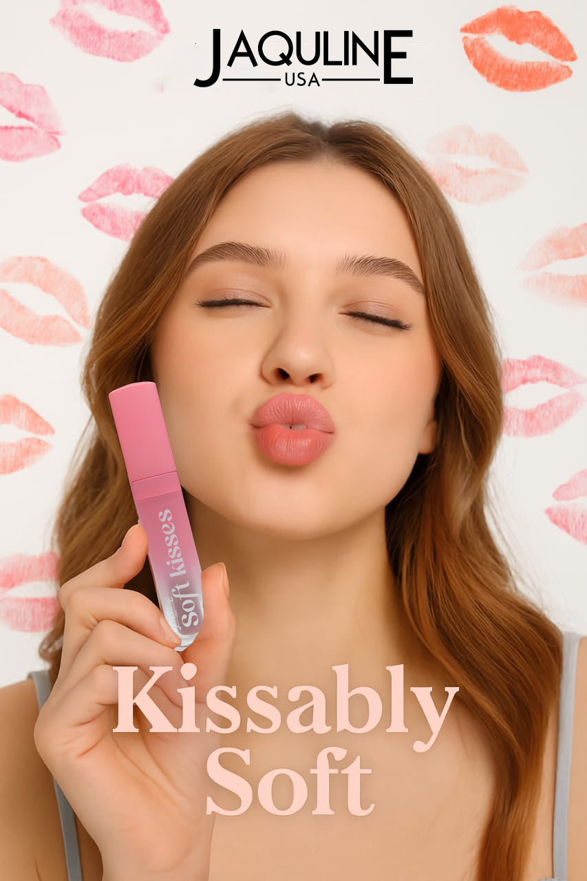 Jaquline USA Soft Kisses Liquid Lipstick long lasting, Matte Finish & Silky-Smooth Texture, Enriched with Hyaluronic Acid & V