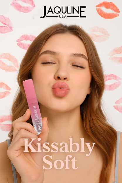 Jaquline USA Soft Kisses Liquid Lipstick long lasting, Matte Finish & Silky-Smooth Texture, Enriched with Hyaluronic Acid & V