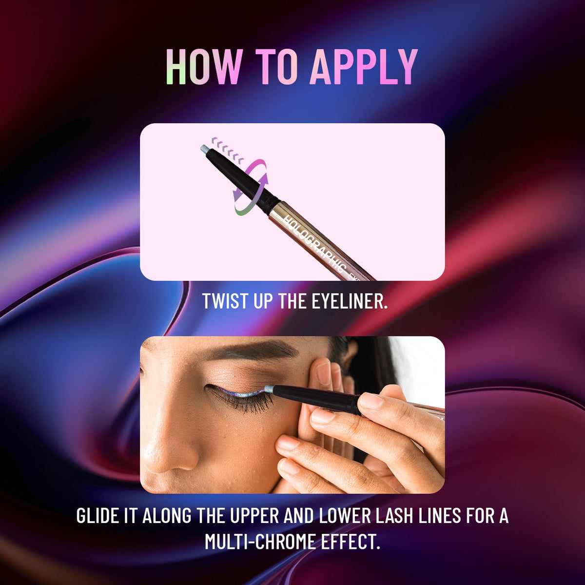 Holographic Eyeliner