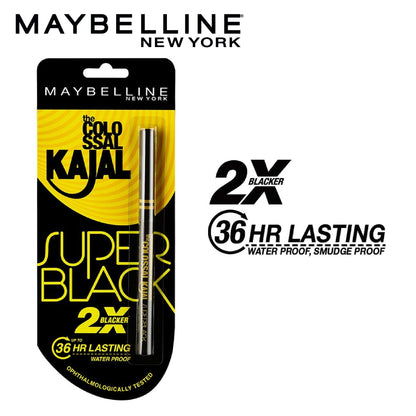 Maybelline New York Colossal Kajal, Super Black