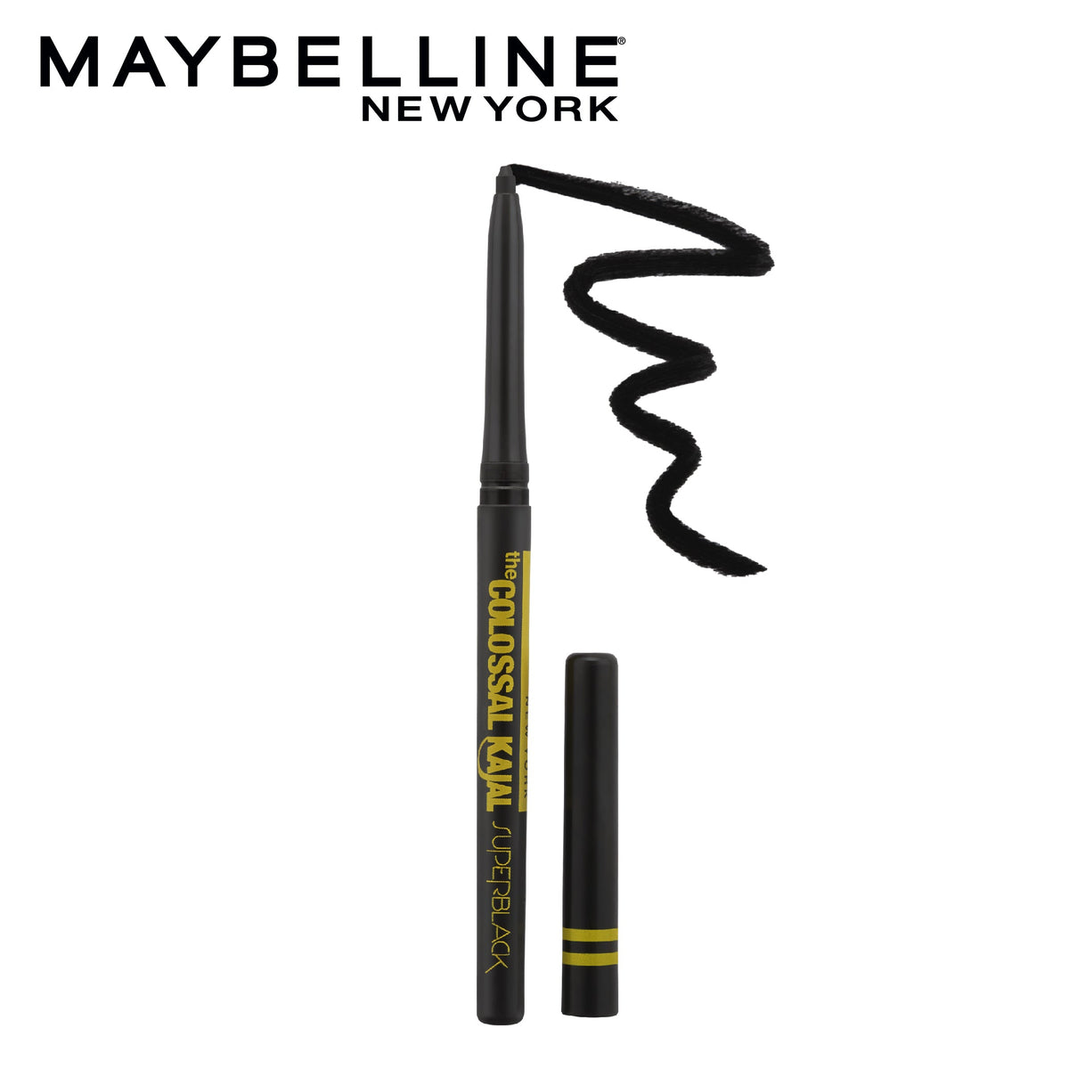Maybelline New York Colossal Kajal, Super Black