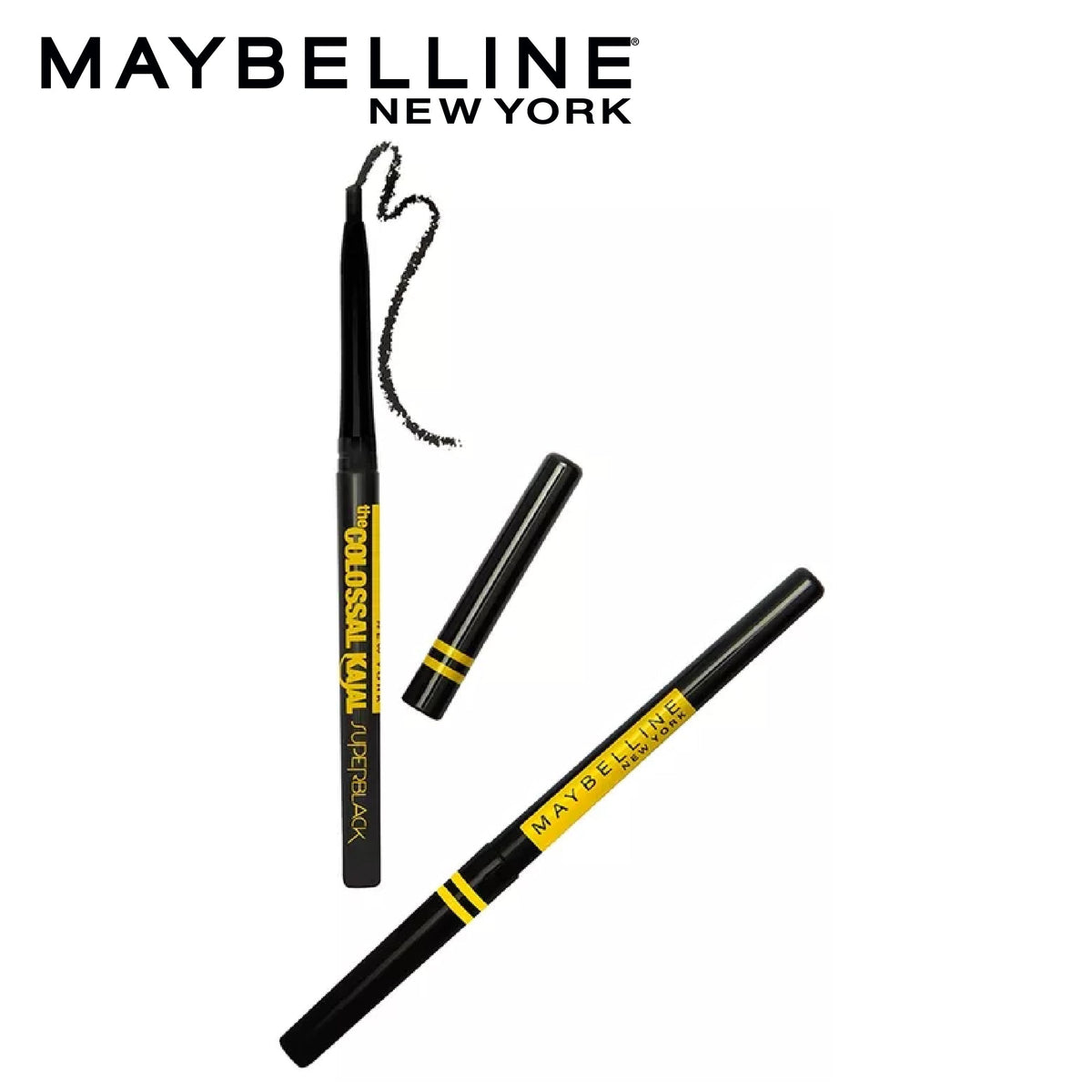 Maybelline New York Colossal Kajal, Super Black